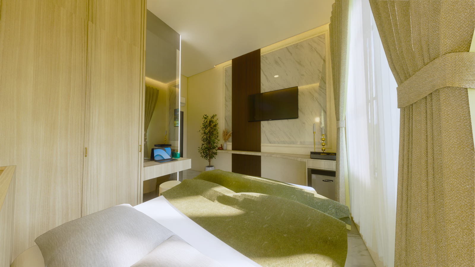Interior kamar minimalis